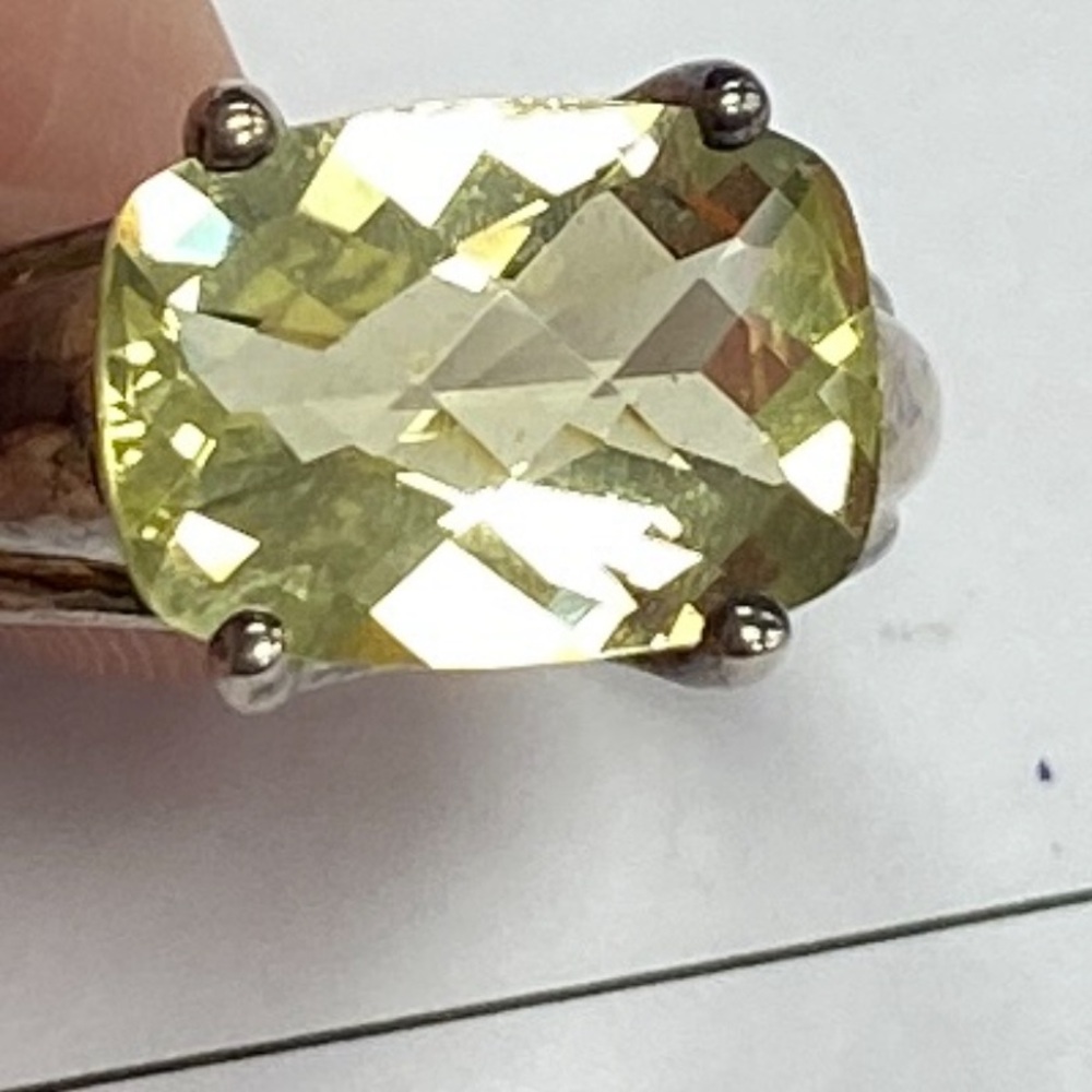 Lemon quartz ring - Picture 6 of 7